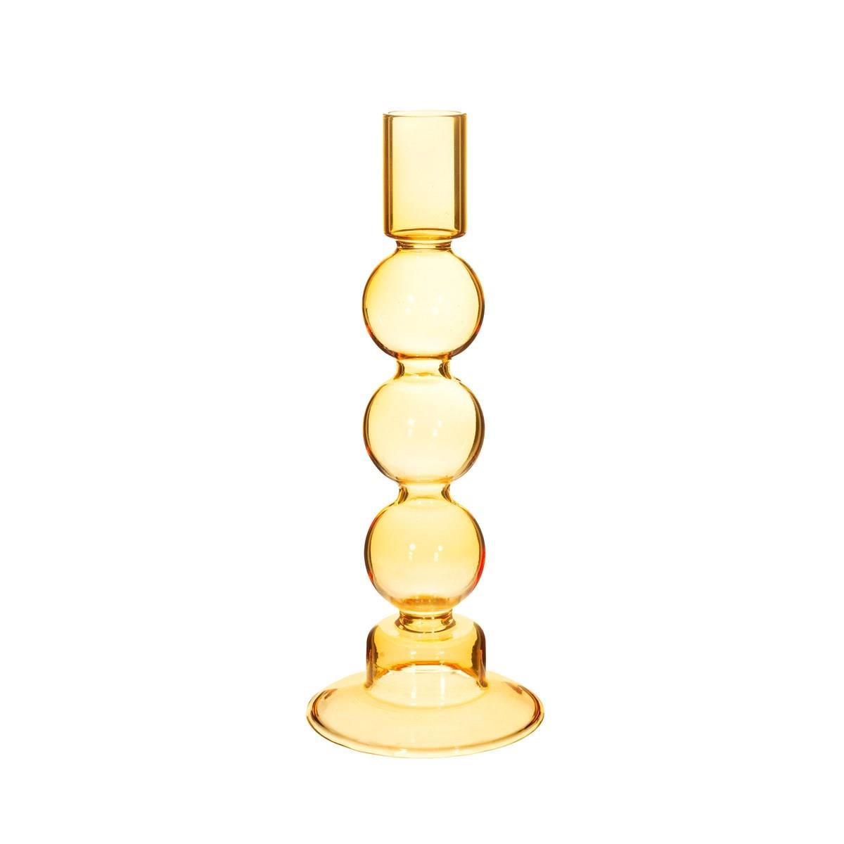 Bubble Candleholder Yellow-0