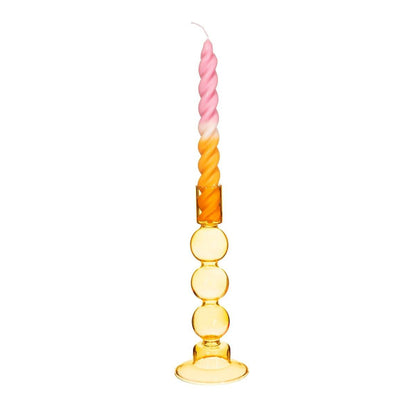 Bubble Candleholder Yellow-1