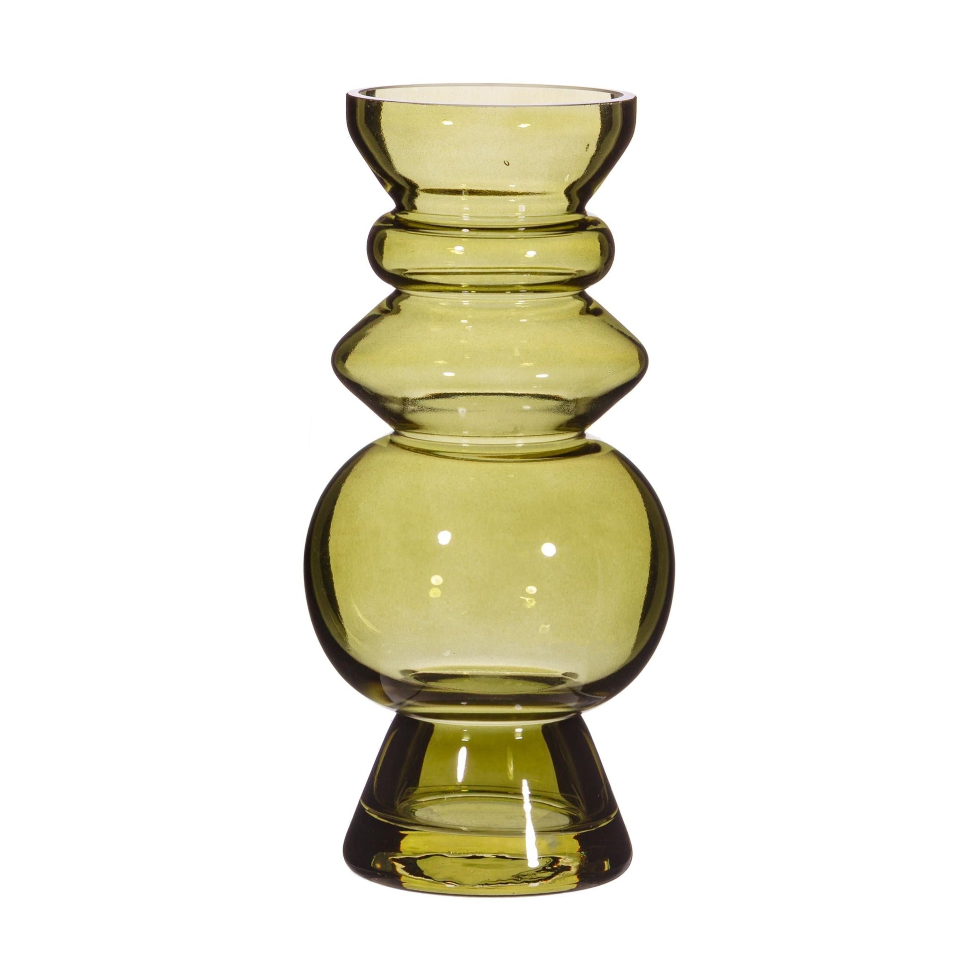 Selina Glass Vase Green-0