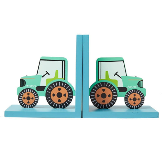 Green Tractor Bookends-0