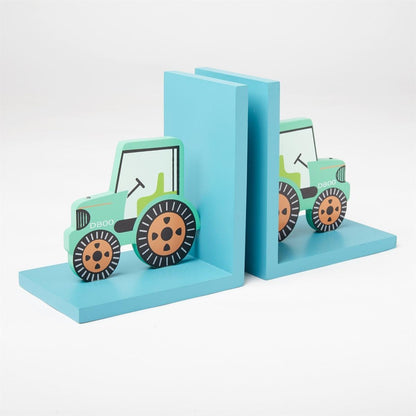 Green Tractor Bookends-1