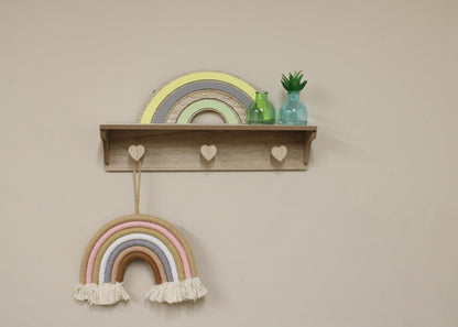 Rainbow Shelf with Hooks-1