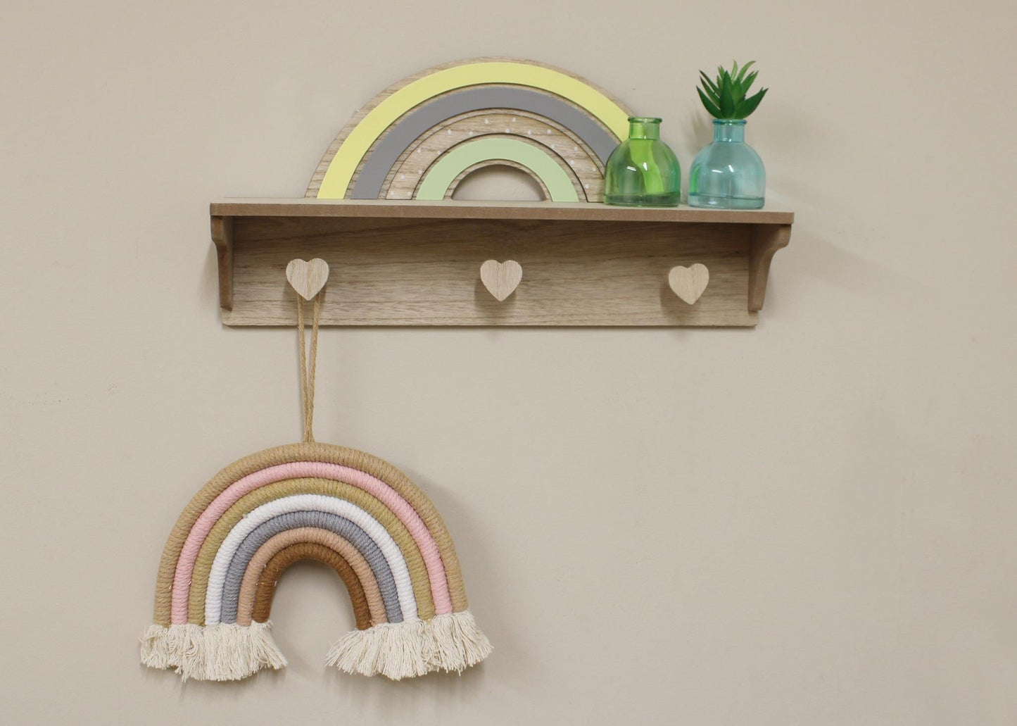 Rainbow Shelf with Hooks-2