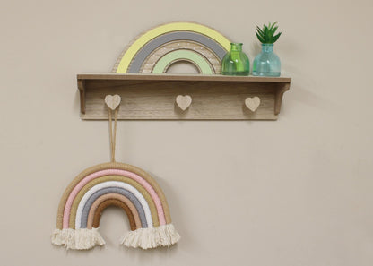 Rainbow Shelf with Hooks-2