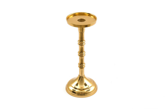 Gold Pillar Candlestick Medium-0