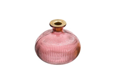 Pink Glass Candle Holder-0