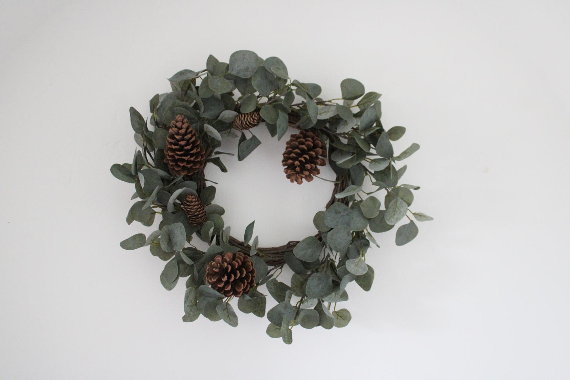 Eucalyptus & Pinecone Wreath-1