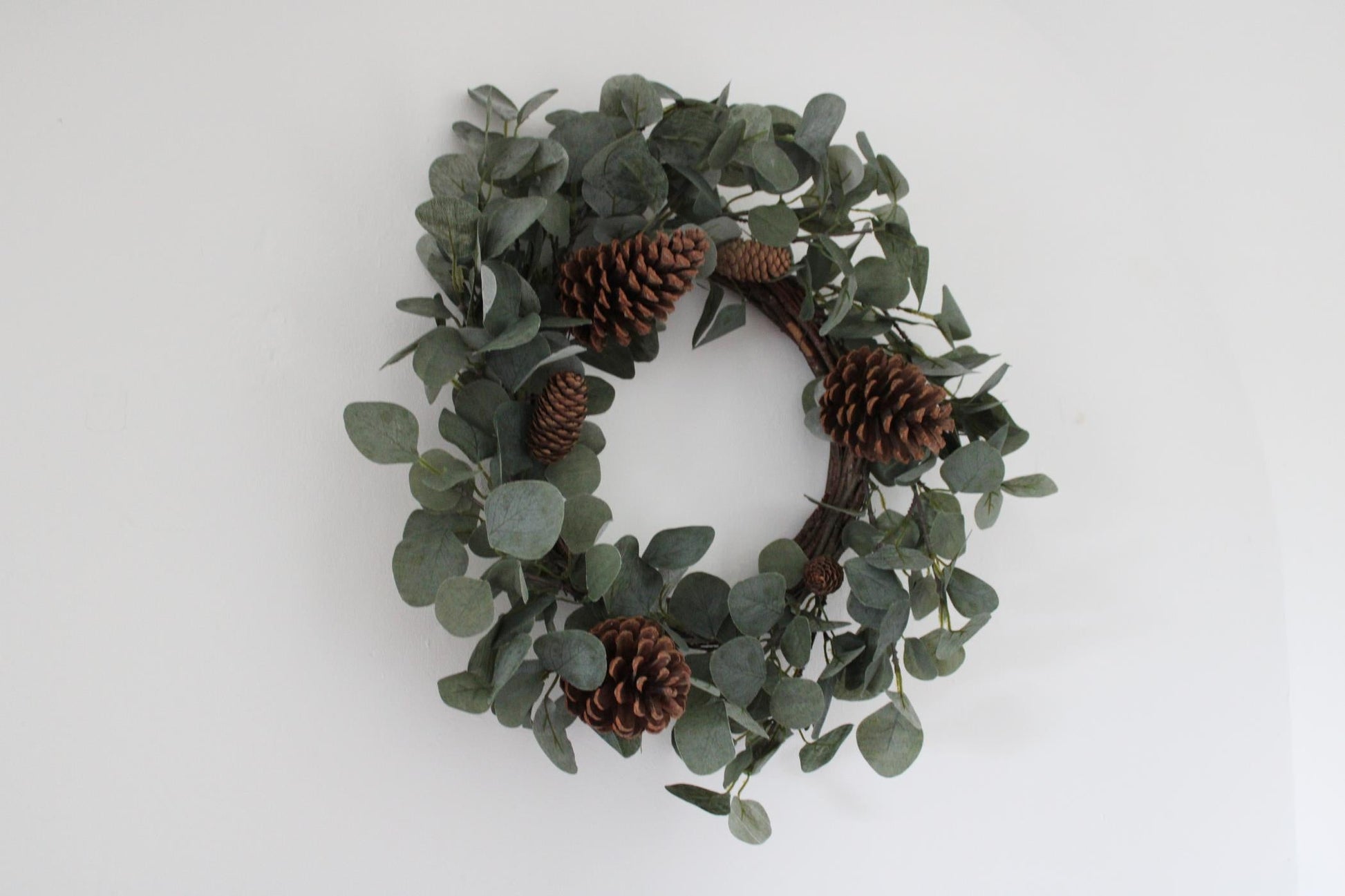 Eucalyptus & Pinecone Wreath-2