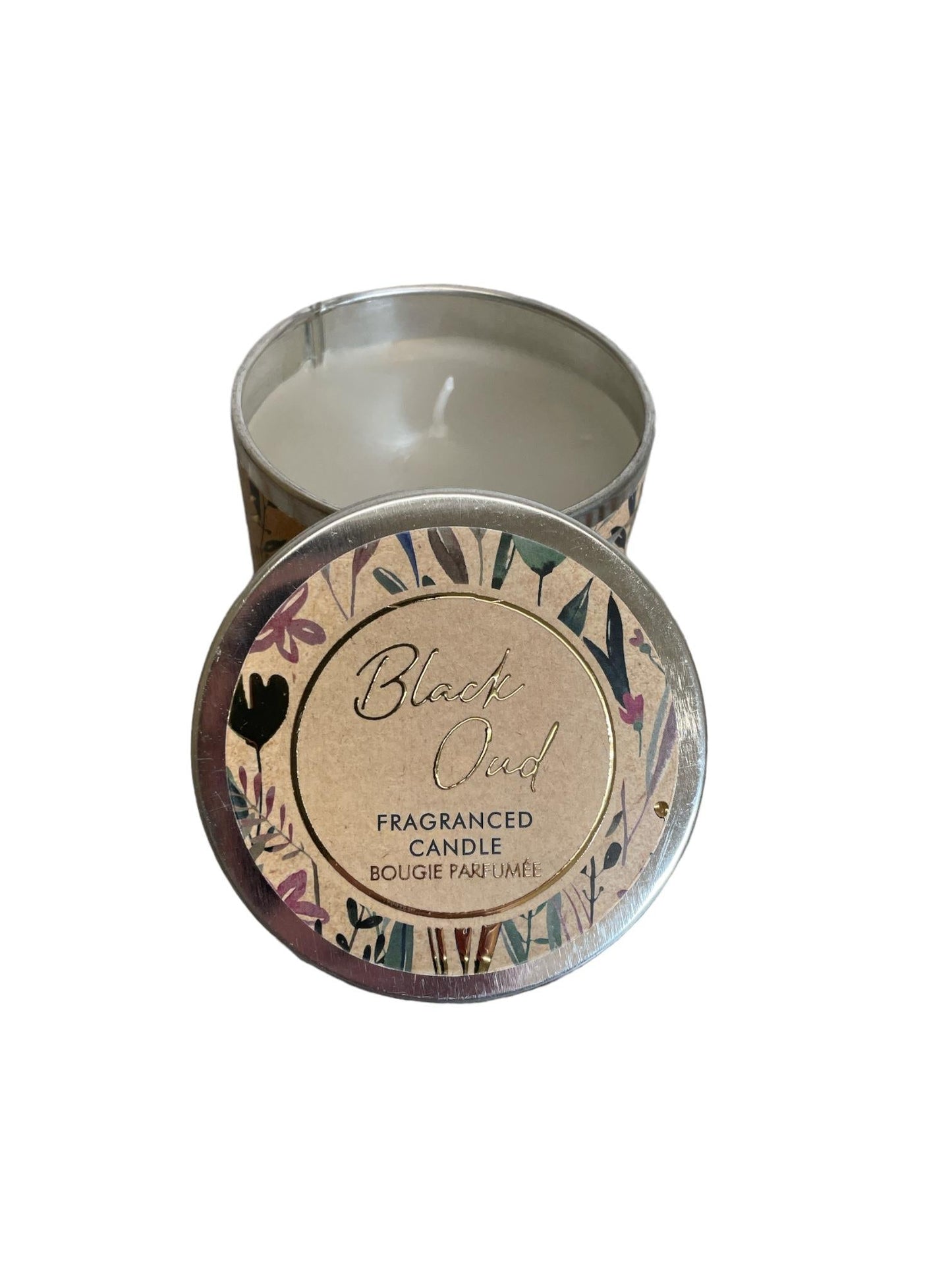 Scented Leaf Tin Candle, Pack of 12-2