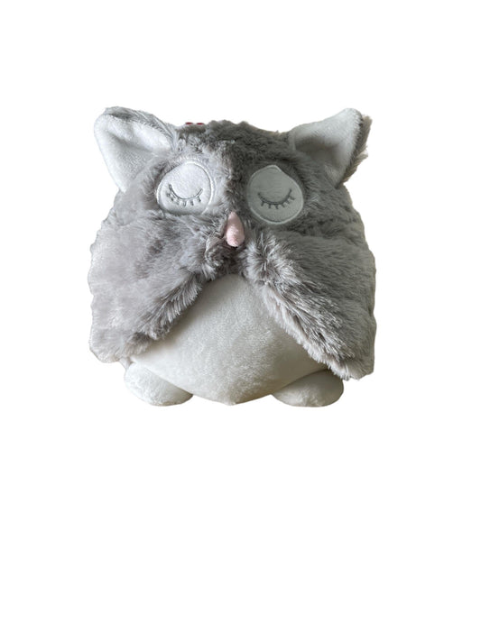 Grey Soft Owl Door Stop-0